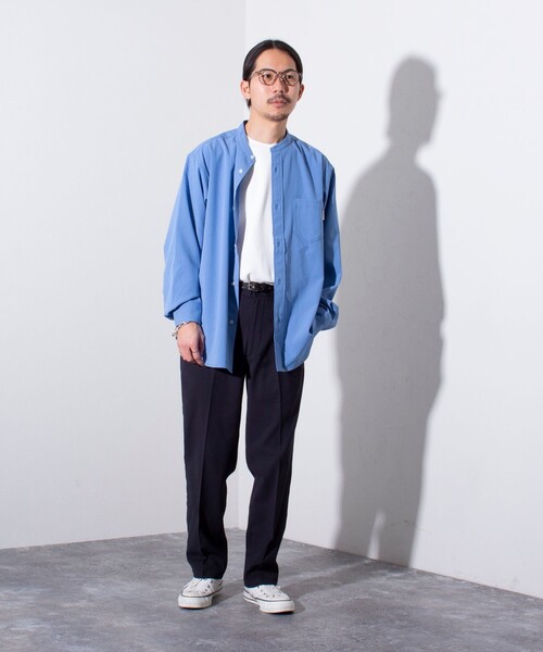 GLOSTER(グロスター)の「【GLOSTER/グロスター】ふくれジャガード クルーネックTシャツ(Tシャツ/カットソー・メンズ・グレイッシュベージュ/ホワイト/ネイビー・S/M/L)」の15枚目の写真