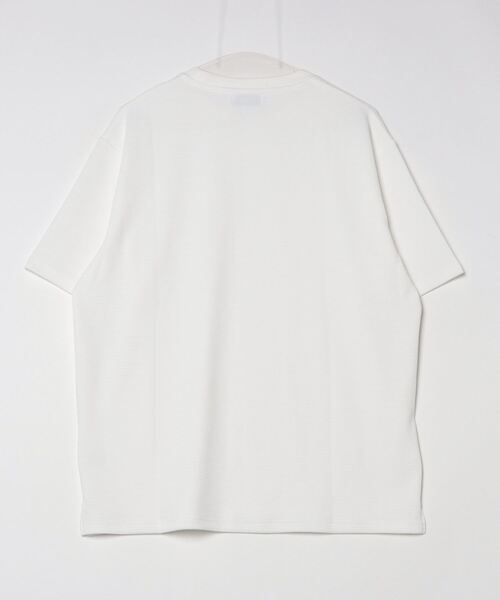 GLOSTER(グロスター)の「【GLOSTER/グロスター】ふくれジャガード クルーネックTシャツ(Tシャツ/カットソー・メンズ・グレイッシュベージュ/ホワイト/ネイビー・S/M/L)」の7枚目の写真