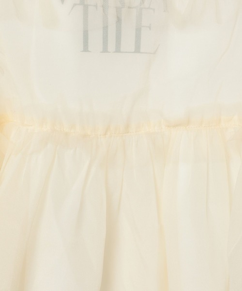 GLOBAL WORK（グローバルワーク）の「シアーキャミセット/AND YUA ANY/100680（キャミソール・キッズ・アイボリー/ブラック・150cm/160cm）」の10枚目の写真