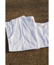 【 UNIVERSAL OVERALL / ユニバーサルオーバーオール 】 2Pパック ワイド ヘビー ノースリーブ Tシャツ DRE UVOP-003A