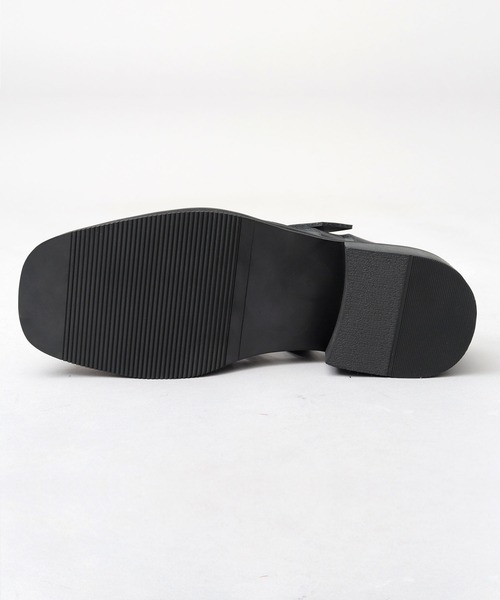 glabella(グラベラ)の「スクエアトゥ ハイヒール グルカサンダル(サンダル・メンズ・ブラック・S/M/L)」の11枚目の写真