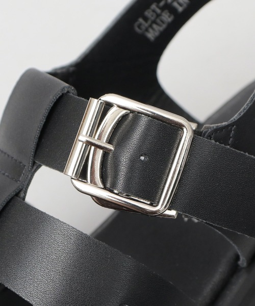 glabella(グラベラ)の「スクエアトゥ ハイヒール グルカサンダル(サンダル・メンズ・ブラック・S/M/L)」の21枚目の写真