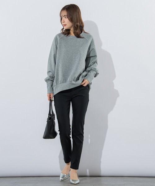 VICKY（ビッキー）の「【大人カジュアル】刺繍ダンボールプルオーバー《洗濯機で洗える》（スウェット・レディース・オフホワイト/ネイビー/グレー・M）」の21枚目の写真