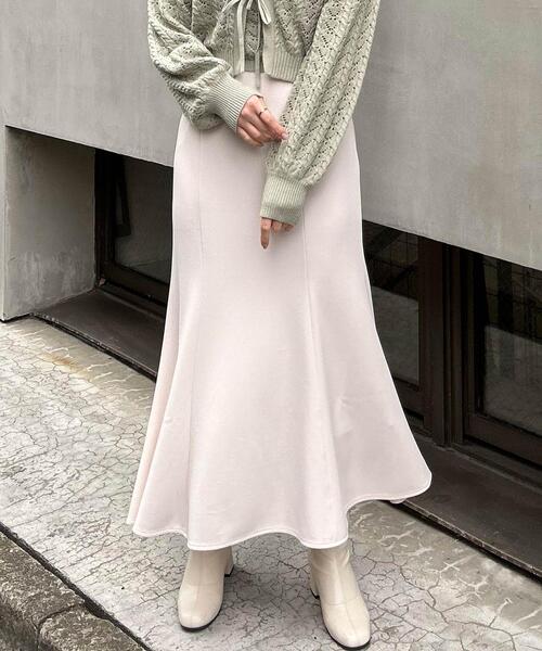 INGNI（イング）の「ストレッチマーメイドスカート（スカート・レディース・ブラック/アイボリー・FREE）」の2枚目の写真