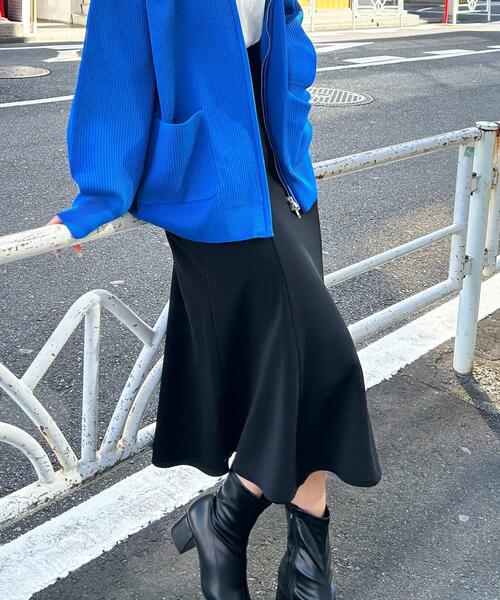 INGNI（イング）の「ストレッチマーメイドスカート（スカート・レディース・ブラック/アイボリー・FREE）」の8枚目の写真