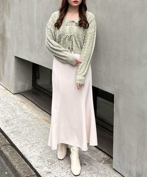 INGNI（イング）の「ストレッチマーメイドスカート（スカート・レディース・ブラック/アイボリー・FREE）」の10枚目の写真