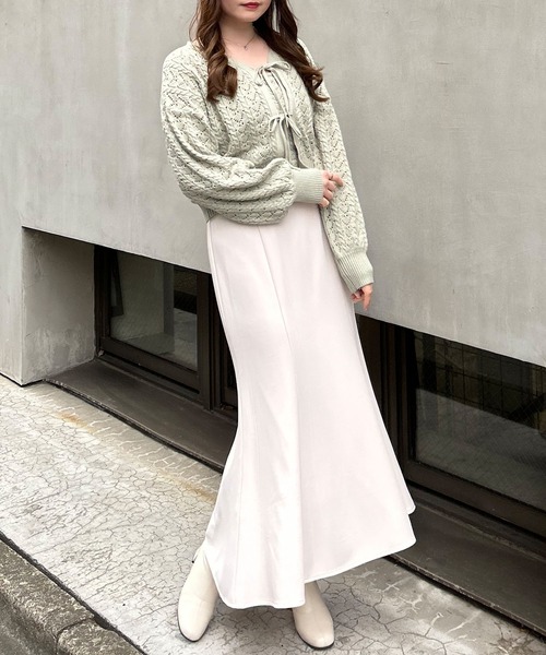 INGNI（イング）の「ストレッチマーメイドスカート（スカート・レディース・ブラック/アイボリー・FREE）」の11枚目の写真