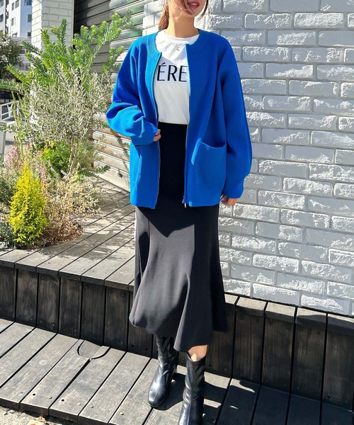 INGNI（イング）の「ストレッチマーメイドスカート（スカート・レディース・ブラック/アイボリー・FREE）」の16枚目の写真