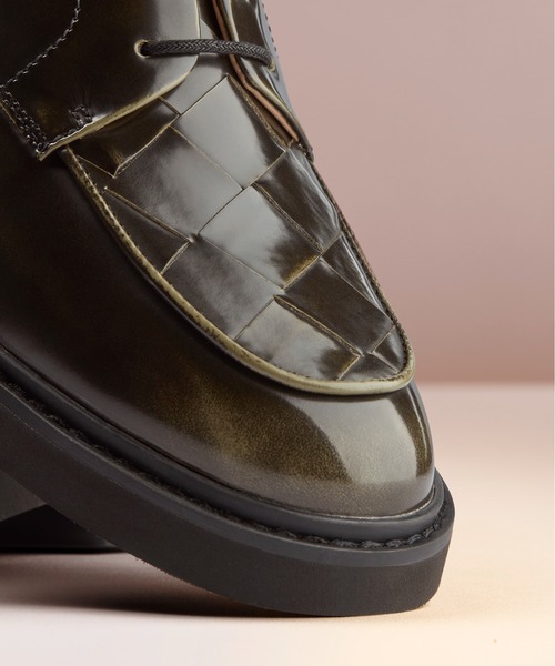 クラークス カーキ　23 スプレンドウィーブ (ブラックインタレスト) Clarks（クラークス）の「Splend Weave / スプレンドウィーブ