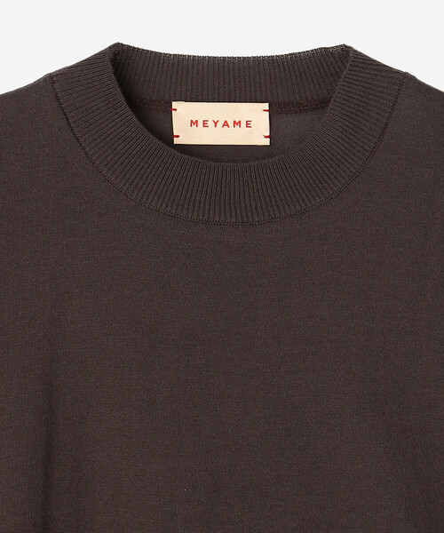 MEYAME |〈別注〉コットンニット半袖Tシャツ WOMEN