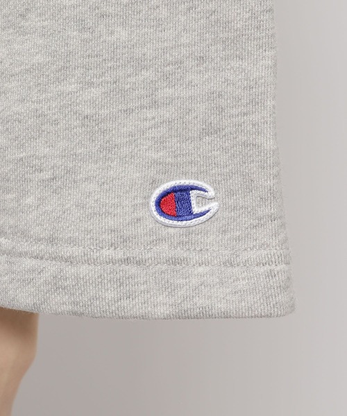 Champion(チャンピオン)の「【Champion(チャンピオン)】裏毛クルー6分丈Tシャツ(Tシャツ/カットソー・レディース・サックスブルー/グレー/ナチュラル・LARGE/MEDIUM)」の12枚目の写真