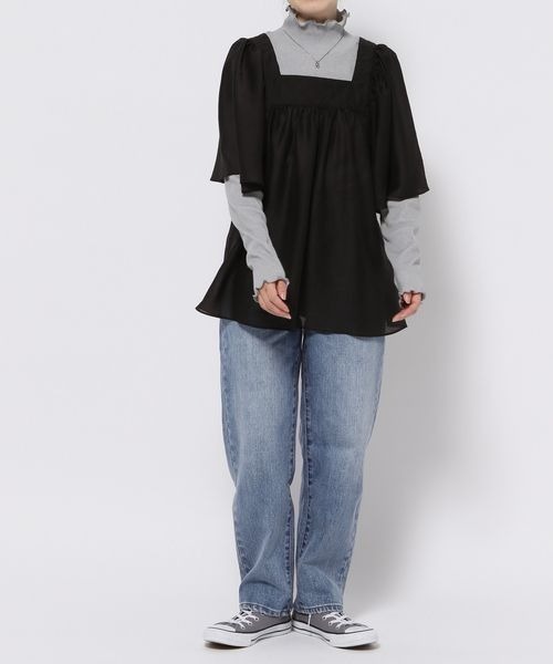 高山直子 ラバロンス  新品 タグ付き black 大人気 ついにEiiSに小物が登場。高山直子さんの「ほしい」をカタチにした