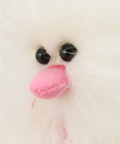 GREY MANSION】 Baby Ostrich Pom-pom Petit（キーケース/キー