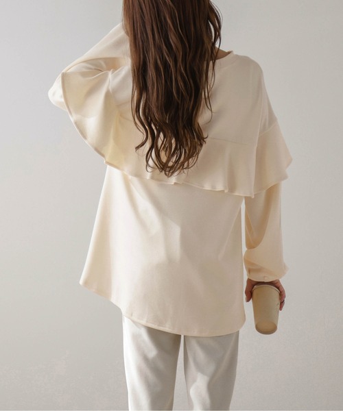 MSGM フリルプルオーバー　トップス MSGM エムエスジイエム フリルプルオーバー 40