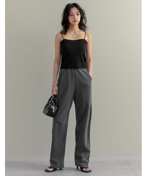 Re:EDIT（リエディ）の「[大きいサイズ有]アシンメトリースクエアトゥトングサンダル（サンダル・レディース・ブラック/アイボリー/ベージュ/ブラウン・SMALL/MEDIUM/LARGE/X-LARGE/XX-LARGE）」の7枚目の写真