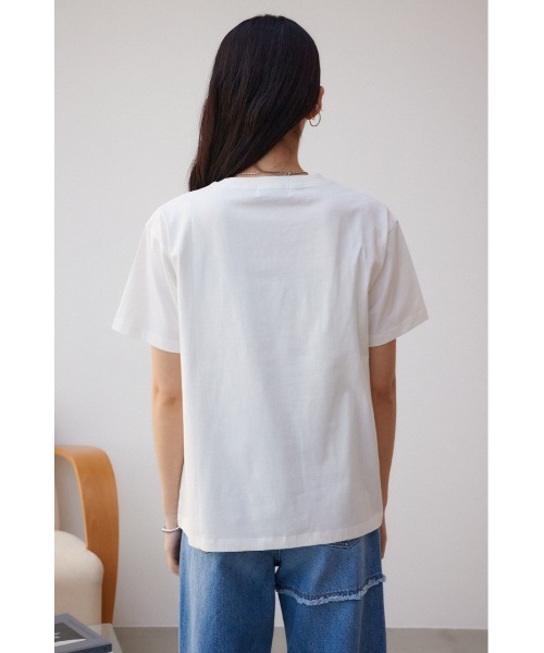 AZUL by moussy(アズールバイマウジー)の「フルーツTシャツ(Tシャツ/カットソー・レディース・ブラック/オフホワイト/杢グレー・FREE)」の9枚目の写真