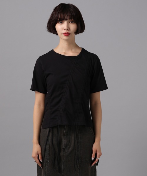 PAGEBOY（ページボーイ）の「マルチドロストトップス（Tシャツ/カットソー・レディース・ブラック/ホワイト・FREE）」の19枚目の写真