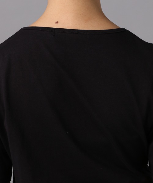 PAGEBOY（ページボーイ）の「マルチドロストトップス（Tシャツ/カットソー・レディース・ブラック/ホワイト・FREE）」の15枚目の写真