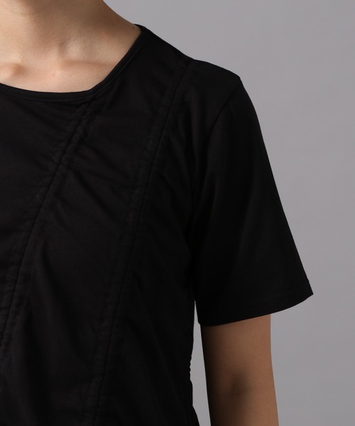 PAGEBOY（ページボーイ）の「マルチドロストトップス（Tシャツ/カットソー・レディース・ブラック/ホワイト・FREE）」の14枚目の写真