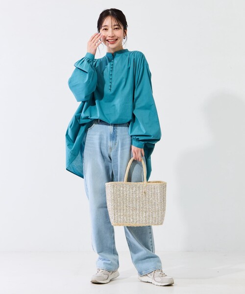 FREAK'S STORE(フリークスストア)の「限定展開 FS チャーム 付き ペーパー ラメ ハンドバッグ(かごバッグ)(かごバッグ・レディース・ゴールド/ブラック/シルバー・ONE SIZE)」の10枚目の写真