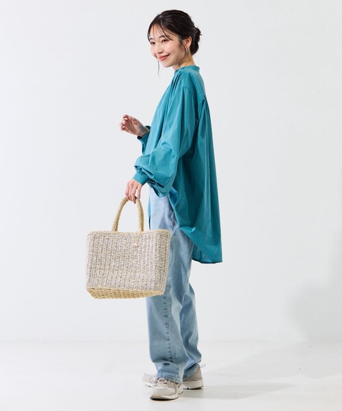 FREAK'S STORE(フリークスストア)の「限定展開 FS チャーム 付き ペーパー ラメ ハンドバッグ(かごバッグ)(かごバッグ・レディース・ゴールド/ブラック/シルバー・ONE SIZE)」の11枚目の写真