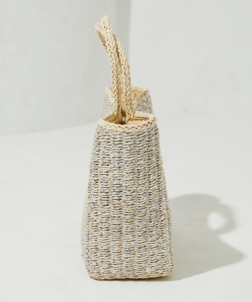 FREAK'S STORE(フリークスストア)の「限定展開 FS チャーム 付き ペーパー ラメ ハンドバッグ(かごバッグ)(かごバッグ・レディース・ゴールド/ブラック/シルバー・ONE SIZE)」の16枚目の写真