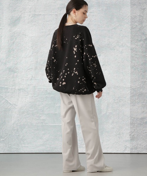 Apo(s)ture(アポスチャー)の「RITA-004/ダブルクロスフルレングスストレートパンツ(その他パンツ・レディース・ベージュ/ブラック/グレー/ブルー・XS/S/XL/M/L)」の17枚目の写真