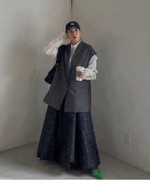 新品タグ付きAmeri RIBBON LIKE BALLOON SKIRT Ameri（アメリ）の「RIBBON LIKE BALLOON SKIRT（スカート