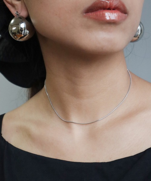 【TUWAKRIM】スネークチェーンタイニーネックレスS（ネックレス）｜TUWAKRIM（トゥワクリム）