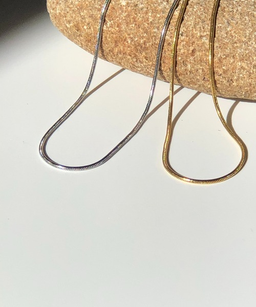 【TUWAKRIM】スネークチェーンタイニーネックレスS（ネックレス）｜TUWAKRIM（トゥワクリム）