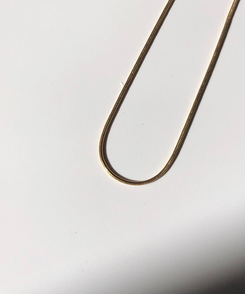 【TUWAKRIM】スネークチェーンタイニーネックレスS（ネックレス）｜TUWAKRIM（トゥワクリム）