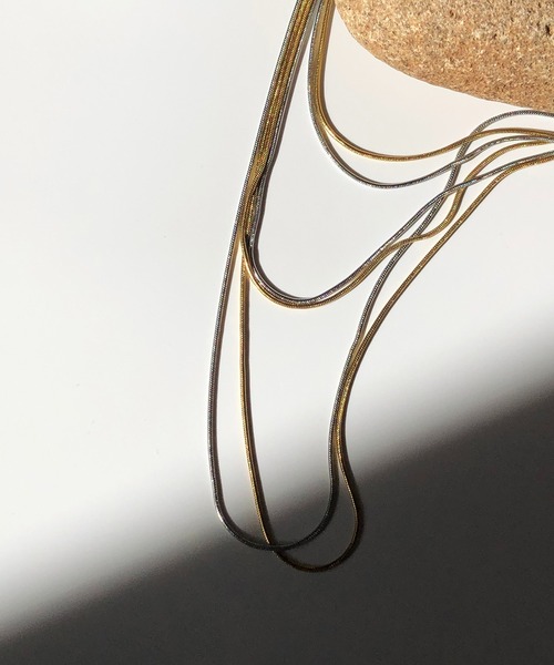 【TUWAKRIM】スネークチェーンタイニーネックレスS（ネックレス）｜TUWAKRIM（トゥワクリム）