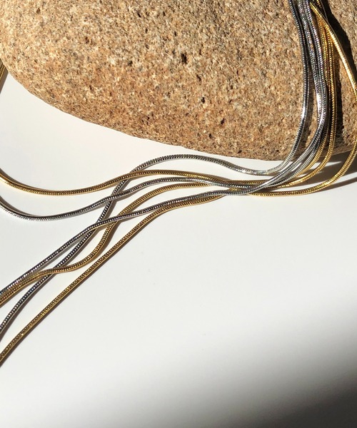 【TUWAKRIM】スネークチェーンタイニーネックレスS（ネックレス）｜TUWAKRIM（トゥワクリム）