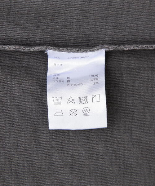 DANKE SCHON（ダンケシェーン）の「【WEB&DEPOT限定】DankeSchon/ダンケシェーン/活性染 ポケットS/S Tee（タンクトップ・メンズ・ブラック/ベージュ・L/M）」の10枚目の写真