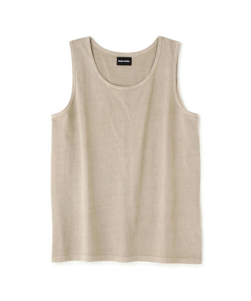 DANKE SCHON（ダンケシェーン）の「【WEB&DEPOT限定】DankeSchon/ダンケシェーン/活性染 ポケットS/S Tee（タンクトップ・メンズ・ブラック/ベージュ・L/M）」の2枚目の写真
