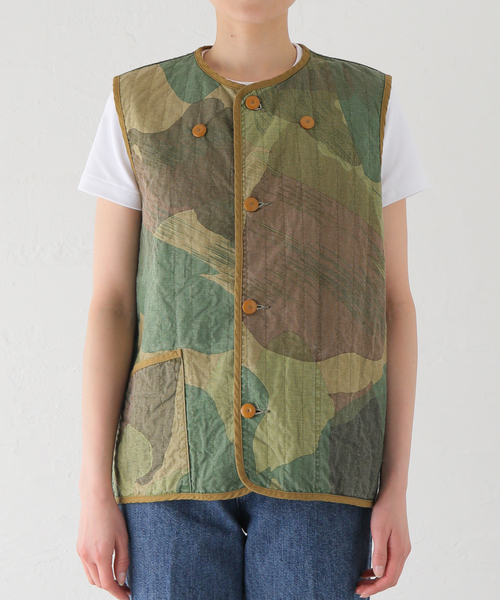 トップス Nigel Cabourn ARMY VEST REV FADE CAMO セール】NIGEL CABOURN/ナイジェルケーボン ARMY VEST REV FADE CAMO
