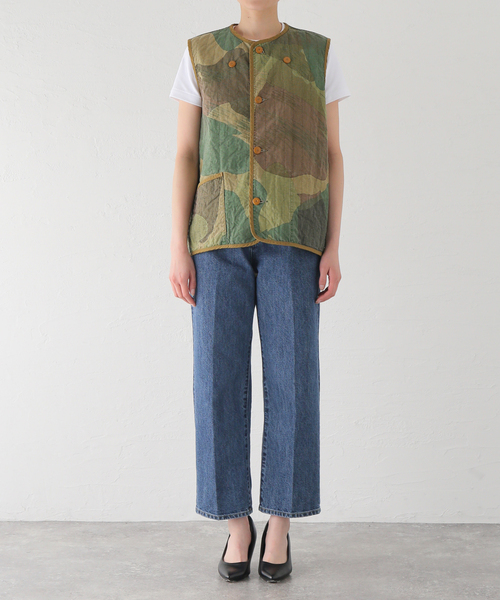 トップス Nigel Cabourn ARMY VEST REV FADE CAMO セール】NIGEL CABOURN/ナイジェルケーボン ARMY VEST REV FADE CAMO