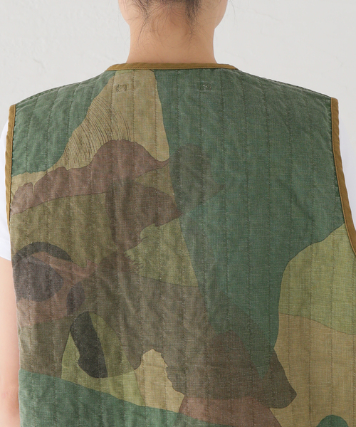 セール】NIGEL CABOURN/ナイジェルケーボン ARMY VEST REV FADE CAMO