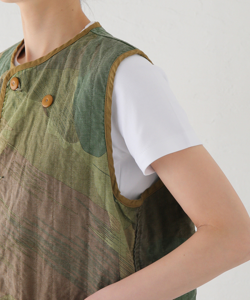 セール】NIGEL CABOURN/ナイジェルケーボン ARMY VEST REV FADE CAMO