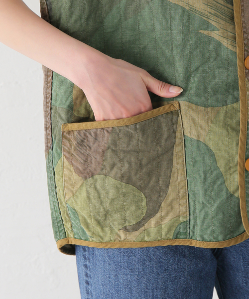セール】NIGEL CABOURN/ナイジェルケーボン ARMY VEST REV FADE CAMO