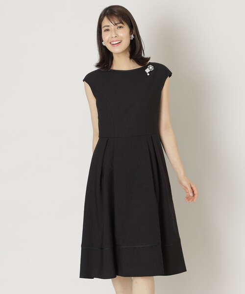【ODE】ボートネックベルトSETワンピース GeeRA｜ボートネックミニ丈ニットワンピース | Rakuten Fashion