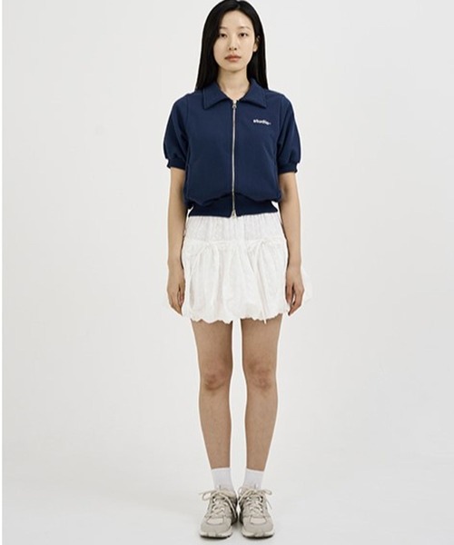 3.3 Field Trip （3.3フィールドトリップ）の「3.3 Field Trip／カラーZIP 2123918（スウェット・レディース・ネイビー/ライトブルー/アイボリー・FREE）」の6枚目の写真