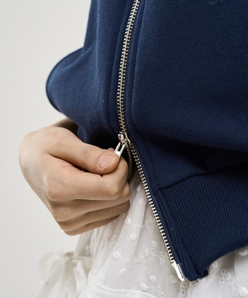 3.3 Field Trip （3.3フィールドトリップ）の「3.3 Field Trip／カラーZIP 2123918（スウェット・レディース・ネイビー/ライトブルー/アイボリー・FREE）」の13枚目の写真