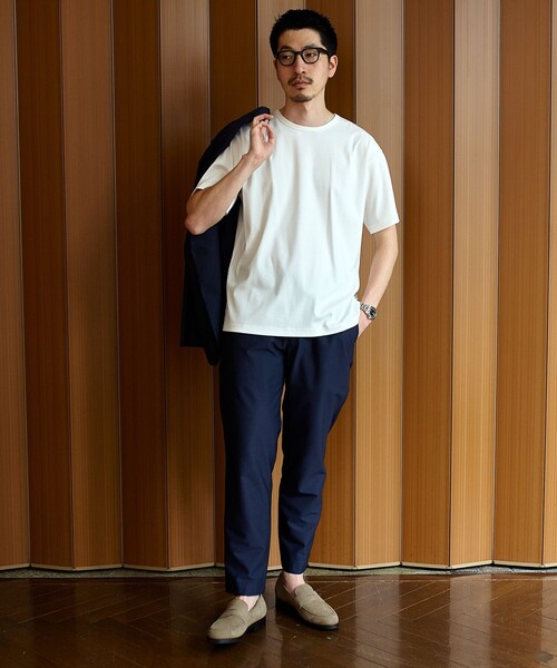 SHIPS(シップス)の「SHIPS: 〈接触冷感・汗染防止〉Tシャツ(Tシャツ/カットソー・メンズ・ダークグレー/ブラック/ホワイト/ネイビー・LARGE/MEDIUM/SMALL/X-LARGE)」の5枚目の写真