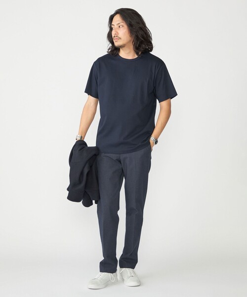 SHIPS(シップス)の「SHIPS: 〈接触冷感・汗染防止〉Tシャツ(Tシャツ/カットソー・メンズ・ダークグレー/ブラック/ホワイト/ネイビー・LARGE/MEDIUM/SMALL/X-LARGE)」の11枚目の写真