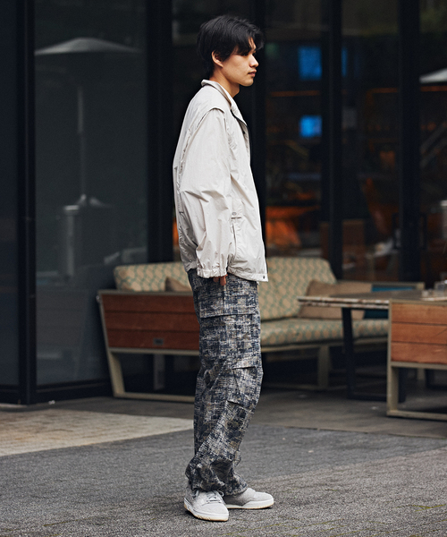 B.C STOCK(ベーセーストック)の「OLIVEDRAB/CARRY PKT 2WAYジャケット(ブルゾン・メンズ・ブラック系その他/グレー/グリーン・MEDIUM/LARGE)」の13枚目の写真