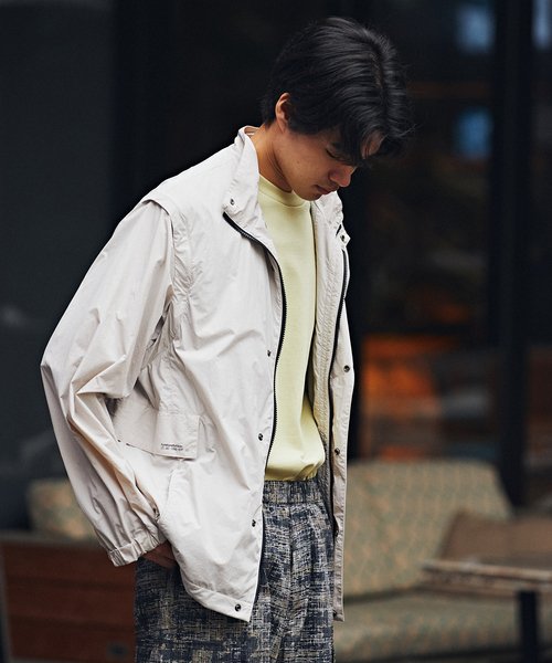 B.C STOCK(ベーセーストック)の「OLIVEDRAB/CARRY PKT 2WAYジャケット(ブルゾン・メンズ・ブラック系その他/グレー/グリーン・MEDIUM/LARGE)」の15枚目の写真