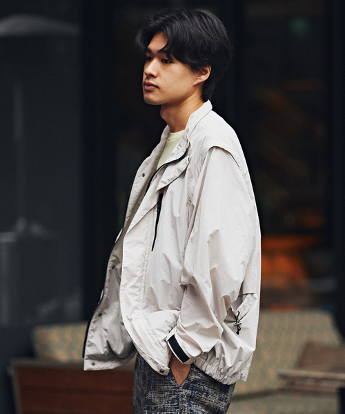 B.C STOCK(ベーセーストック)の「OLIVEDRAB/CARRY PKT 2WAYジャケット(ブルゾン・メンズ・ブラック系その他/グレー/グリーン・MEDIUM/LARGE)」の17枚目の写真