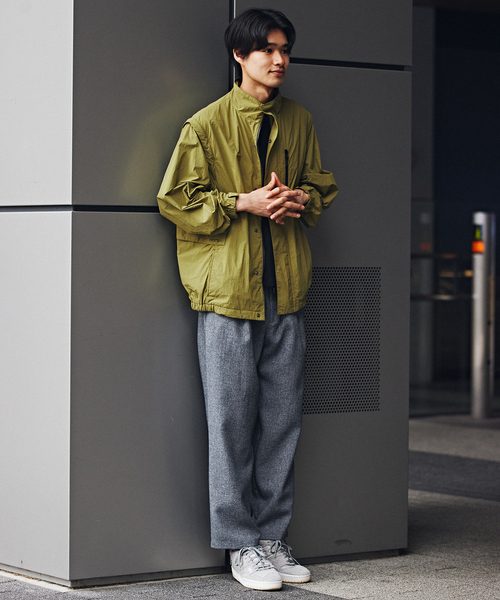 B.C STOCK(ベーセーストック)の「OLIVEDRAB/CARRY PKT 2WAYジャケット(ブルゾン・メンズ・ブラック系その他/グレー/グリーン・MEDIUM/LARGE)」の11枚目の写真