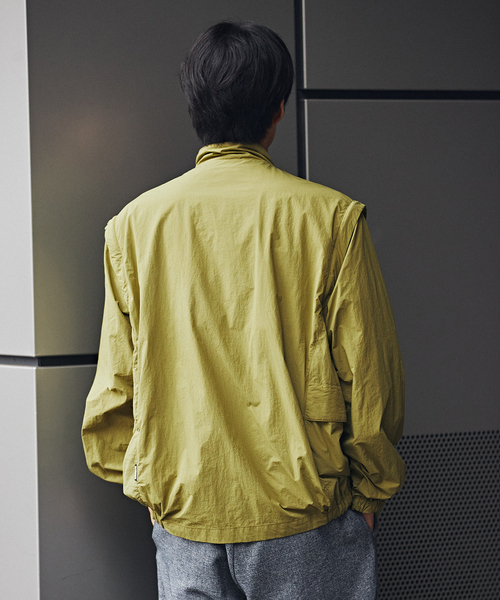 B.C STOCK(ベーセーストック)の「OLIVEDRAB/CARRY PKT 2WAYジャケット(ブルゾン・メンズ・ブラック系その他/グレー/グリーン・MEDIUM/LARGE)」の9枚目の写真